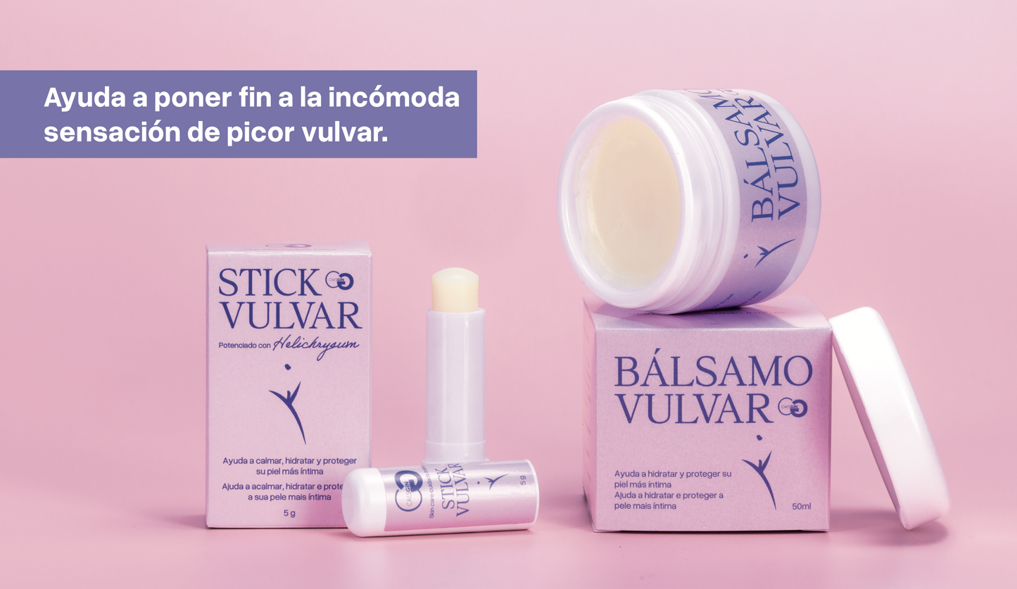 Pack Caesgin: Stick Vulvar + Bálsamo protección diaria